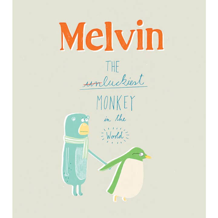 Abrams - Wholesale Preschool Book (3-5) - Melvin: The Luckiest Monkey in the World