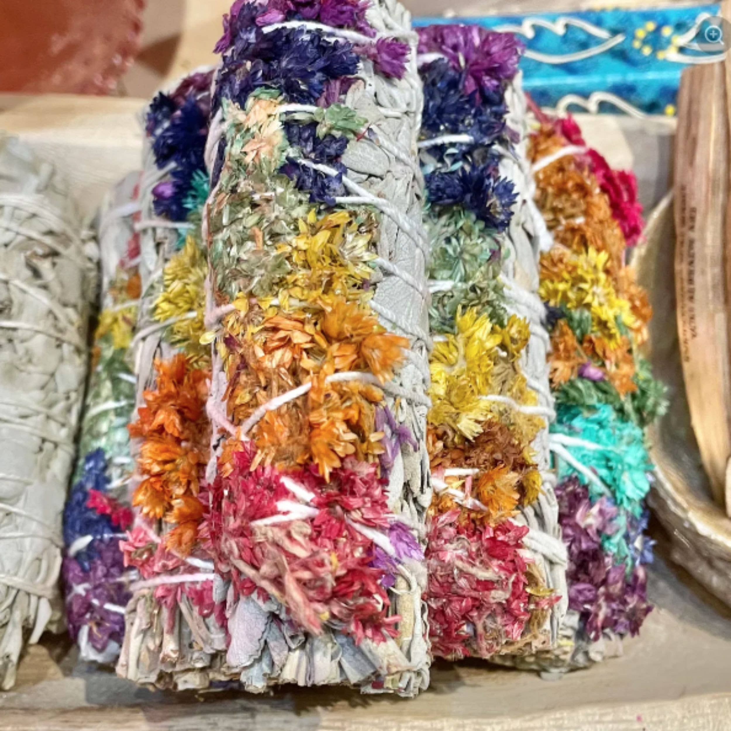 Orglamix – wholesale Salviabunt – Orglamix högvibrerande kit med salvia, rökelsepinnar och kristaller17