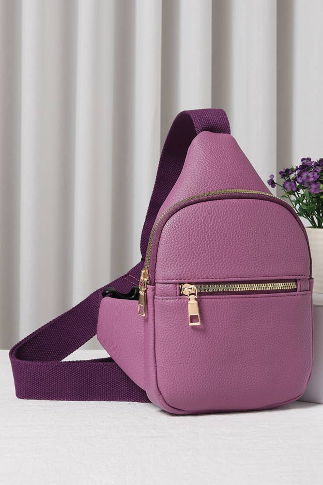 Hana – Engroshandel Crossbodytaske - Dame – Solid PU slynge taske29