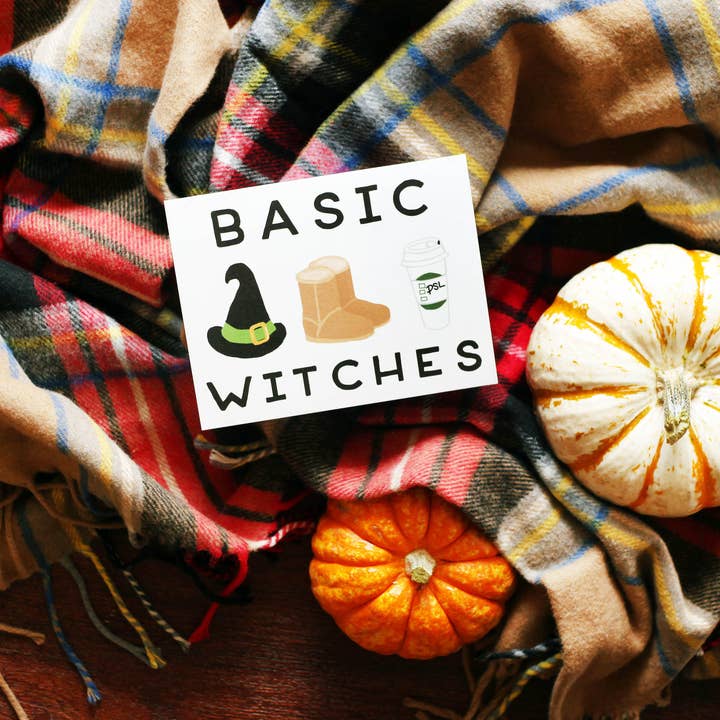 Slightly Stationery - Wholesale Halloween Card - Basic Witches | Funny Halloween Fall Card2