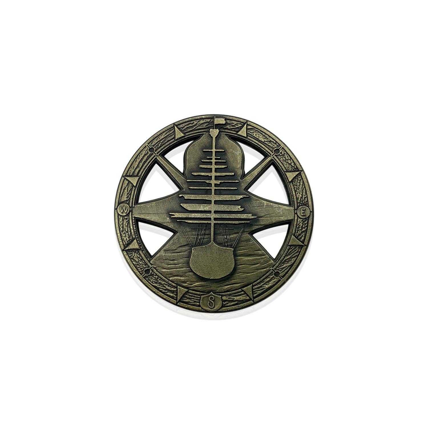 Norse Foundry - Wholesale Navigational Compass - Pirate Compass Rose 50mm Metal1