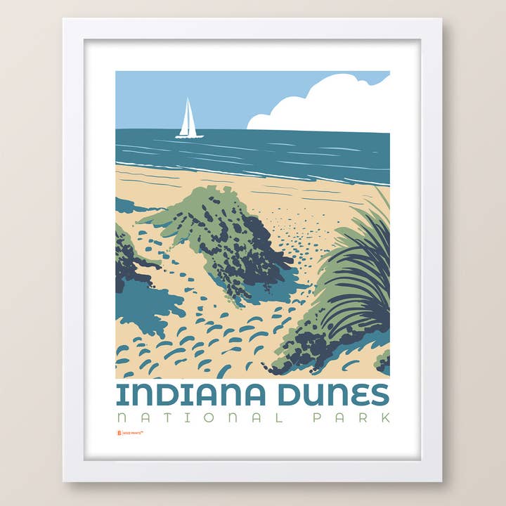 Indiana Dunes National Park Sailing Print for wholesale by Bozz Prints