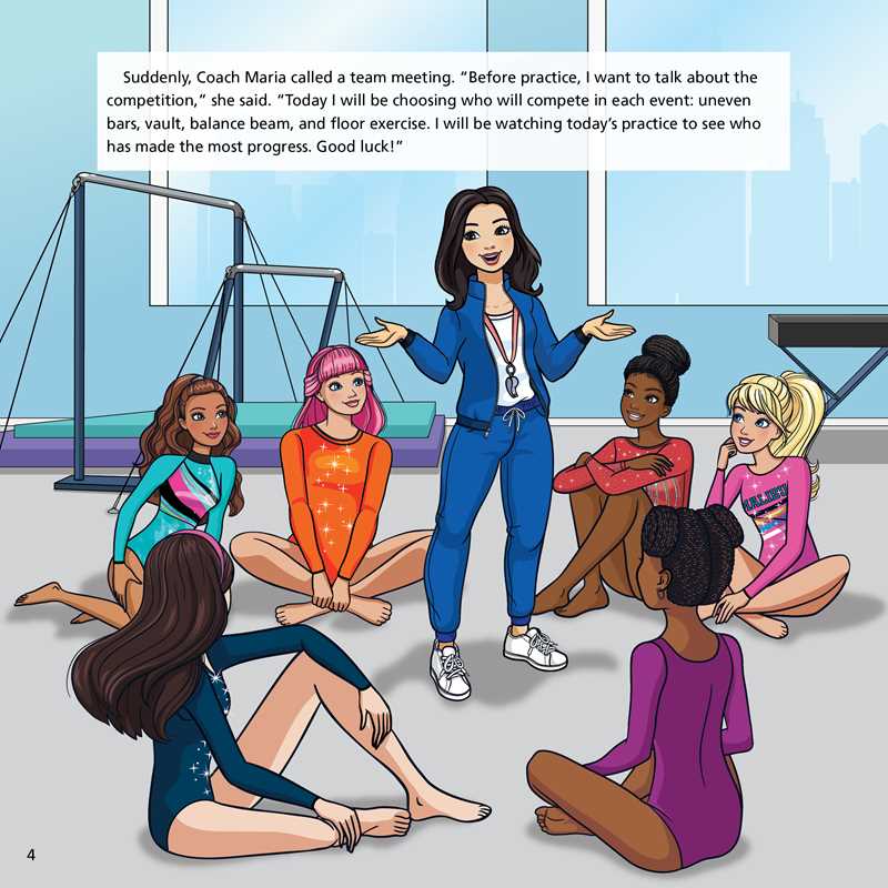 Simon & Schuster - Wholesale Early Reader Book (6-8) - Barbie: You Can Be A Gymnast by Becky Matheson3