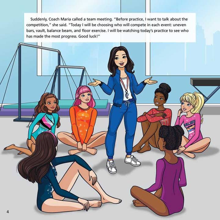 Simon & Schuster - Wholesale Early Reader Book (6-8) - Barbie: You Can Be A Gymnast by Becky Matheson3