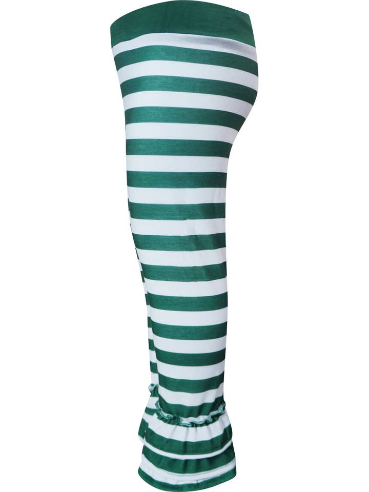 Angeline Kids – wholesale Top & trouser set – Kids – Baby Girls Christmas Grinch Ruffle Dress Pants Outfit5