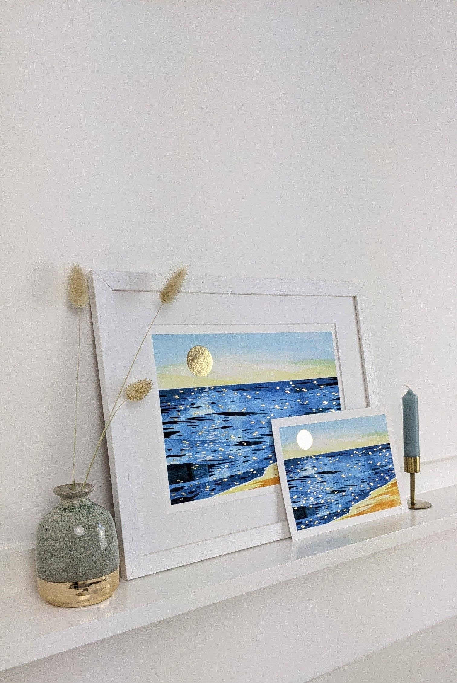Slow Sunday - Wholesale Art Print - ‘Golden Hour 2’ Beach Scene Fine Art Print3