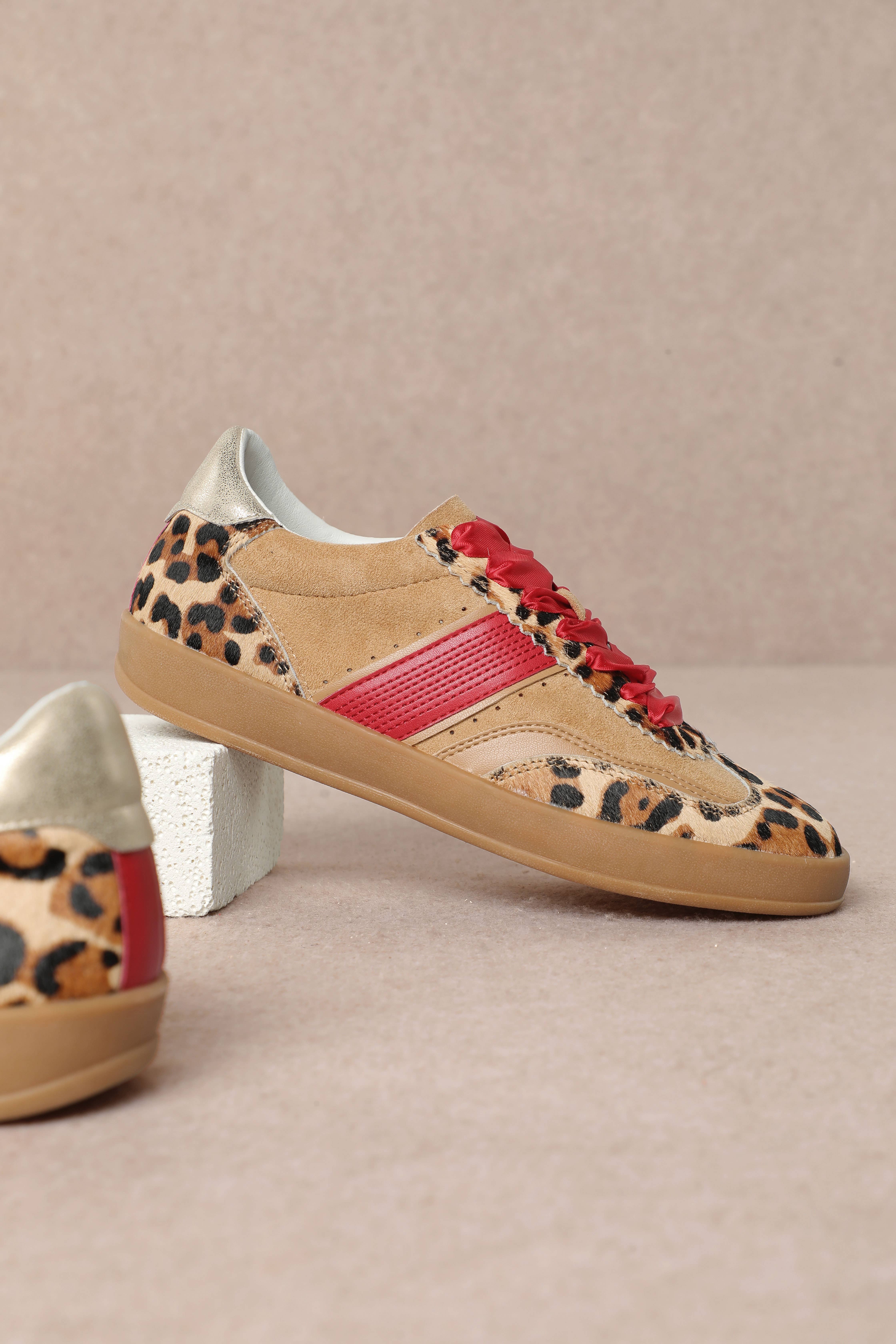 CCOCCI - Wholesale Lifestyle Sneakers - Women's - DIXIE SNEAKER SIDE STRAP LACE-UP COURT13