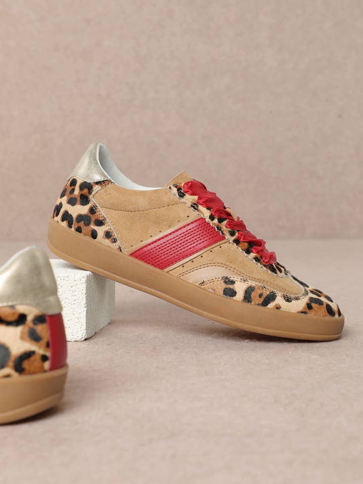 CCOCCI - Wholesale Lifestyle Sneakers - Women's - DIXIE SNEAKER SIDE STRAP LACE-UP COURT13