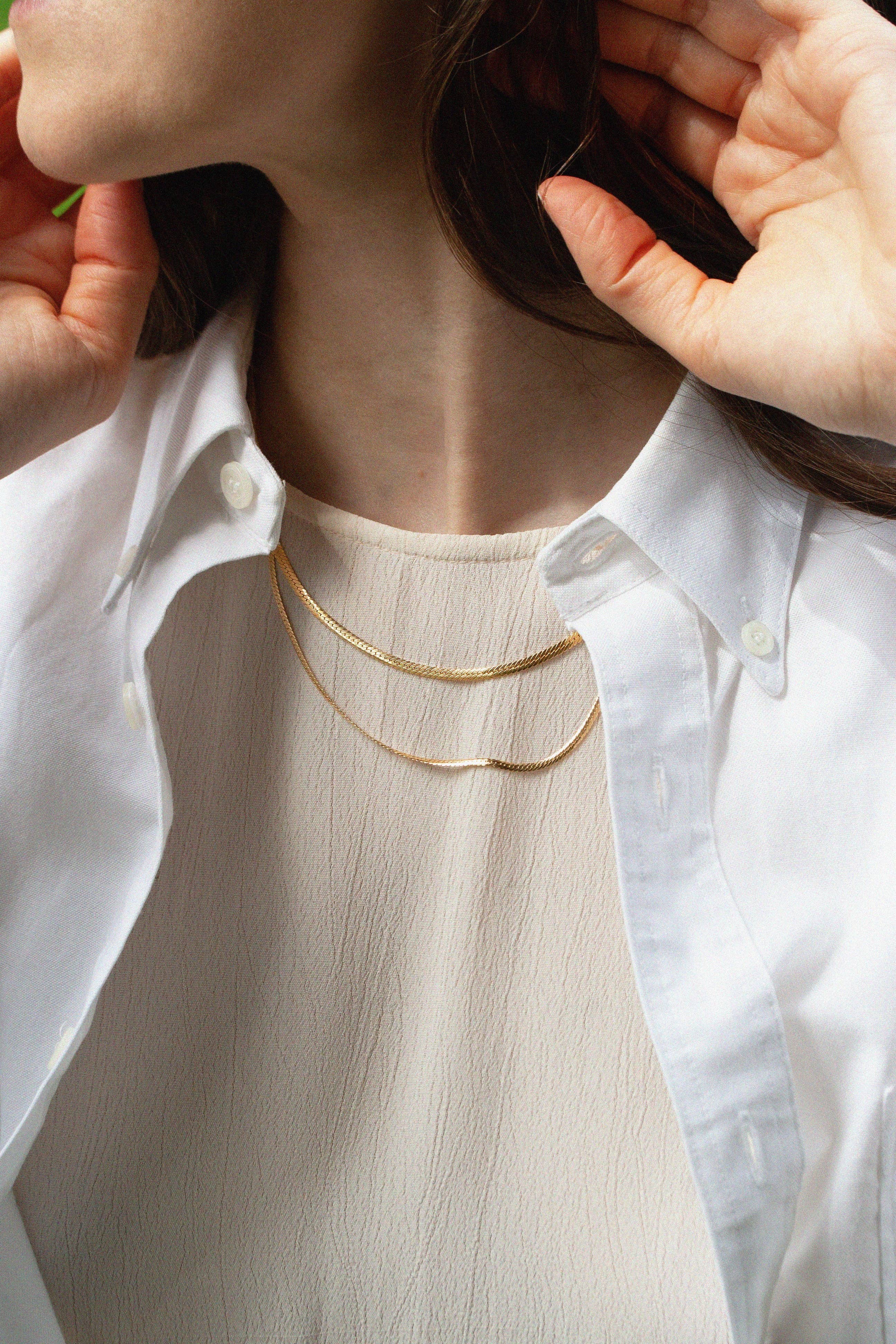 Jukserei - Venta al por mayor Collares de cadenas y eslabones - Collar Flosette2