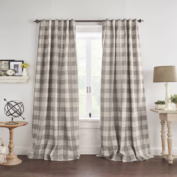 Threadmade Home - Wholesale Curtain - Grainger Buffalo Check Blackout Window Curtain