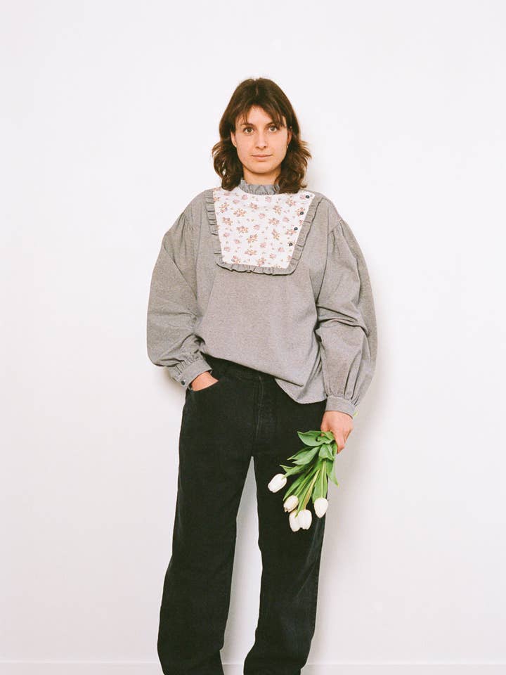 Shelly Floral blouse for wholesale by Pulpe