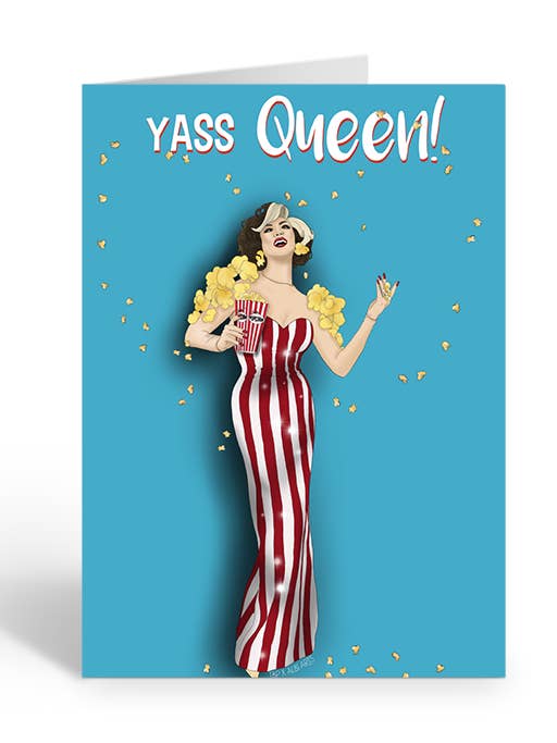 MANILA LUZON YASS QUEEN Greeting Card for wholesale by Two Brides Presents