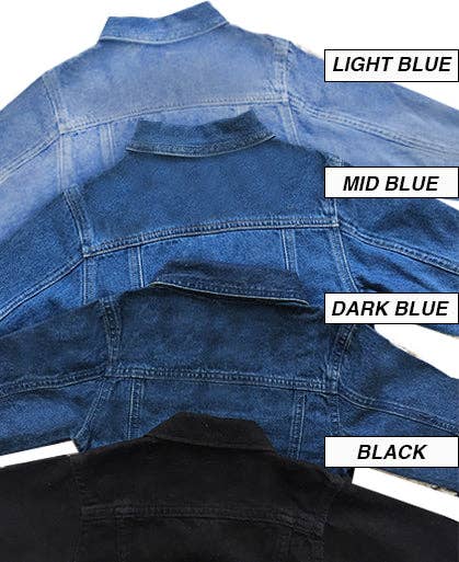 PATCHYTIGER - Wholesale Denim Jacket - Kids - Kids Custom Shearling Denim Jacket- Classic Tiger7