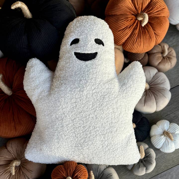 CF-3396 - Chunky Sherpa Halloween Ghost Pillow and other Purchase Wholesale ghost pillow. Free Returns & Net 60 Terms on Faire trending on Faire.