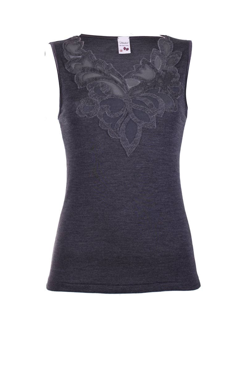 Madiva - Wholesale Tank Top - Women's - Freedom・Wool and silk long sleeve