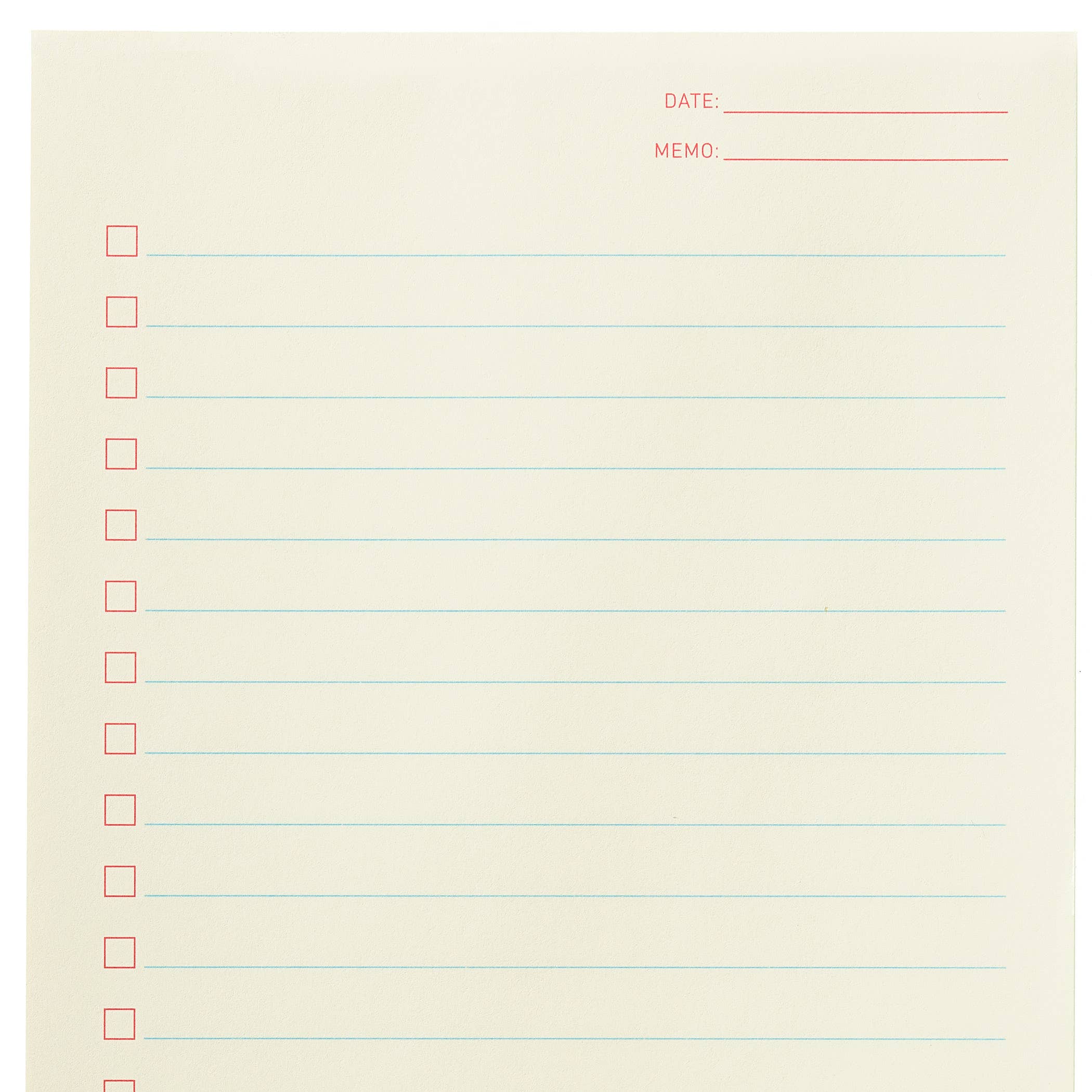 Shorthand Press - Wholesale Notepad - Checklist Notepad1