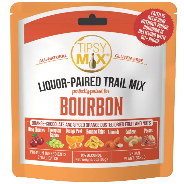 04. Liquor-Paired Trail Mix - Bourbon for wholesale by Tipsy Mix