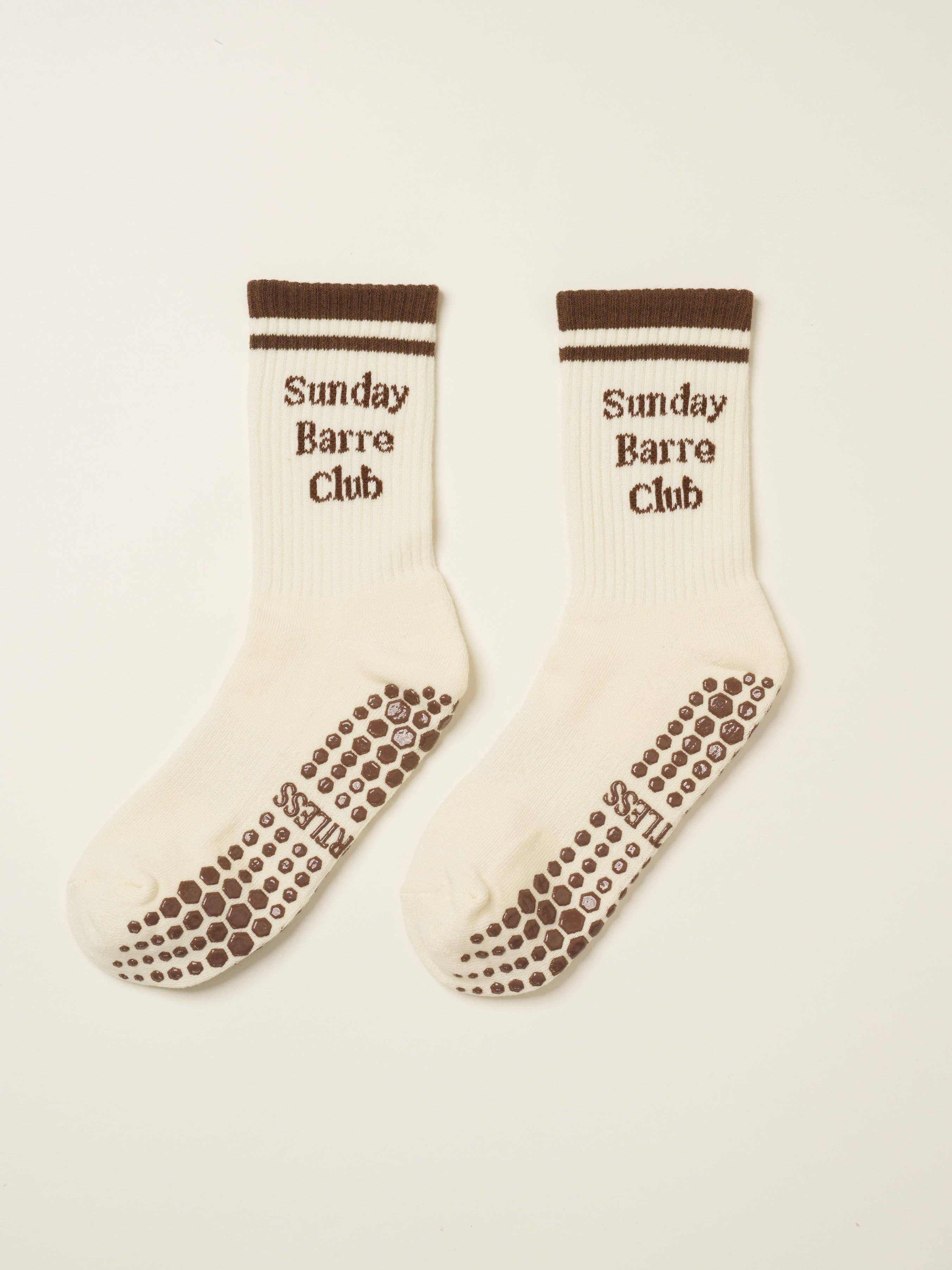 Effortless Club – Engroshandel Strømper - Dame – 🩰 Søndag Barre Klub Greb Sok, Pilates Sokker2