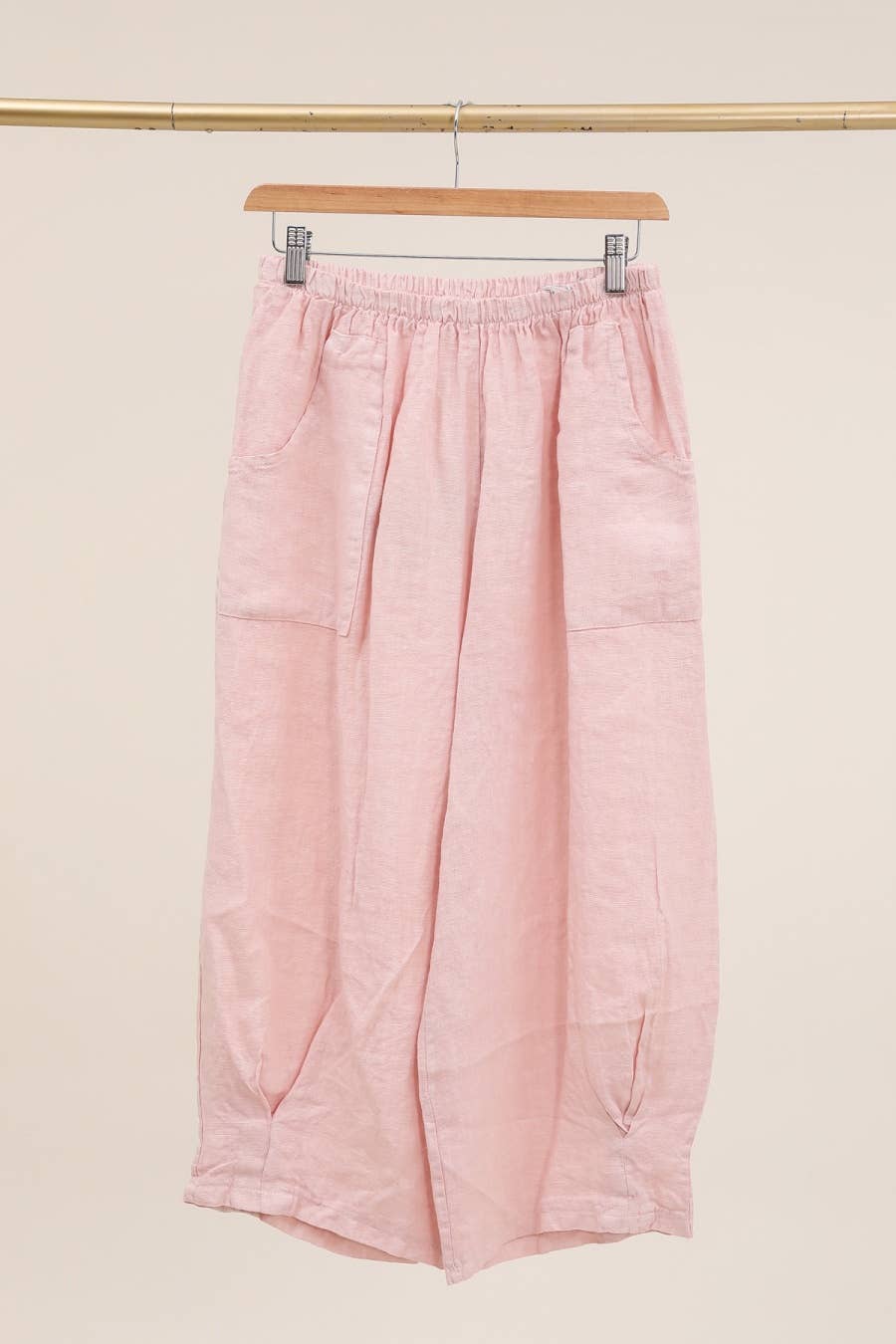 la maison des fibres naturelles - Vente Pantalon – femme - pantalon large en lin 6353 +size 100% linen made in Italy29