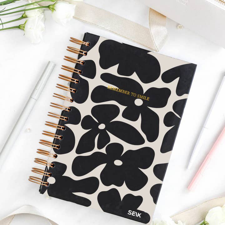 Happy Calendar planner spiral binding - Remember to smile and other Purchase Wholesale calendarios personalizados. Free Returns & Net 60 Terms on Faire trending on Faire.