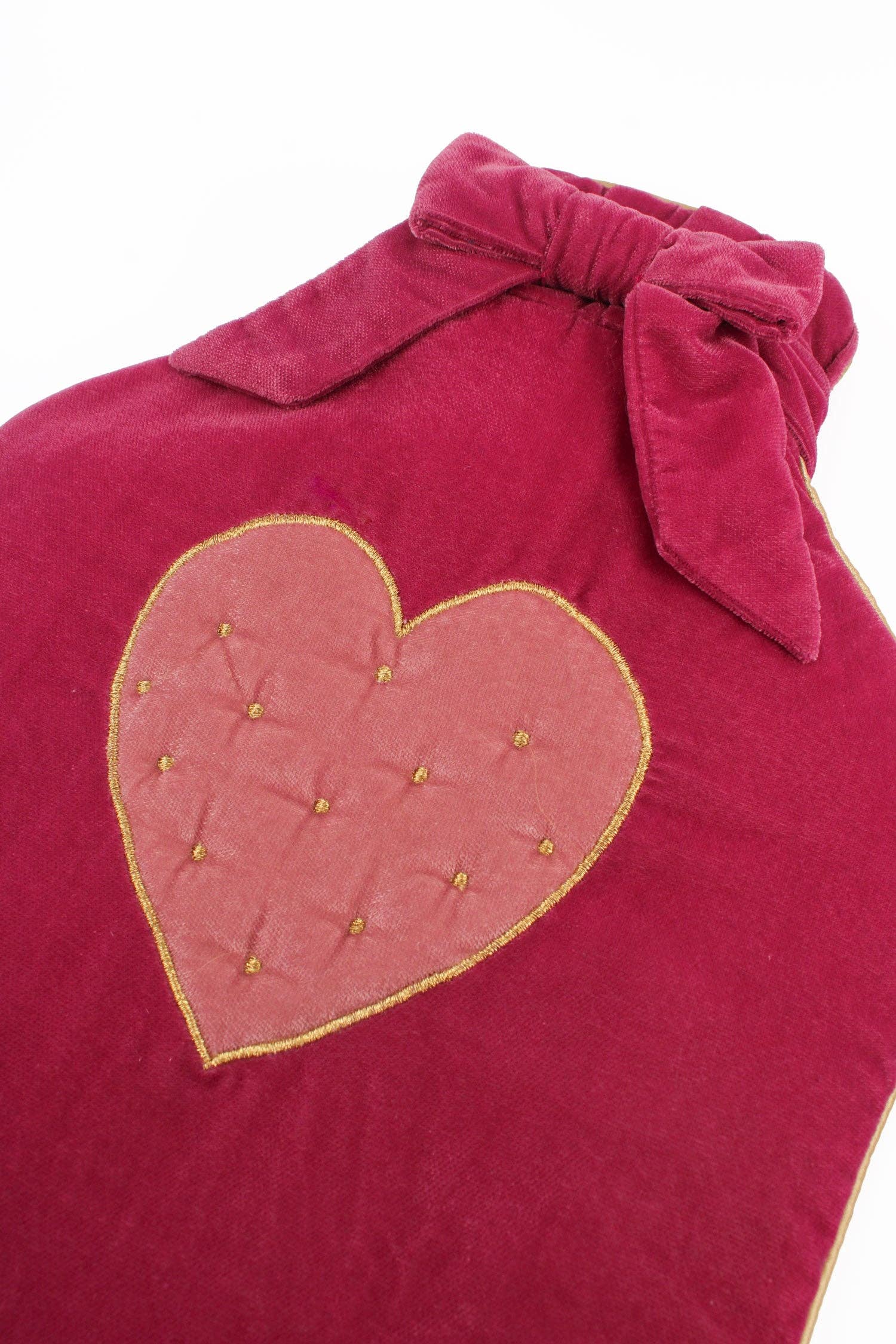 My Doris – wholesale Hot/cold compress – PINK VELVET HEART HOT WATER BOTTLE2