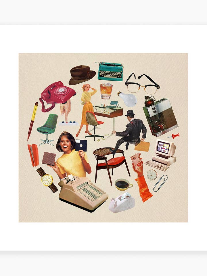 Impresión artística de 9 a 5 para venta al por mayor de Julia Walck