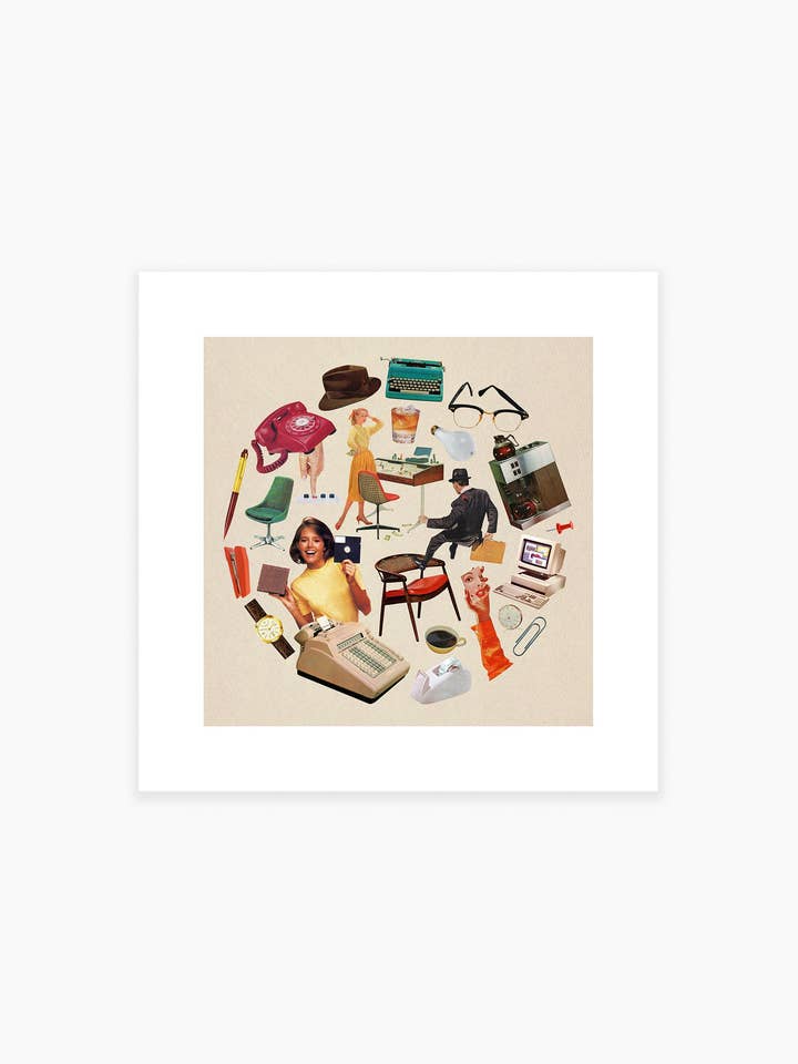 9 to 5 Art Print for wholesale by Julia Walck