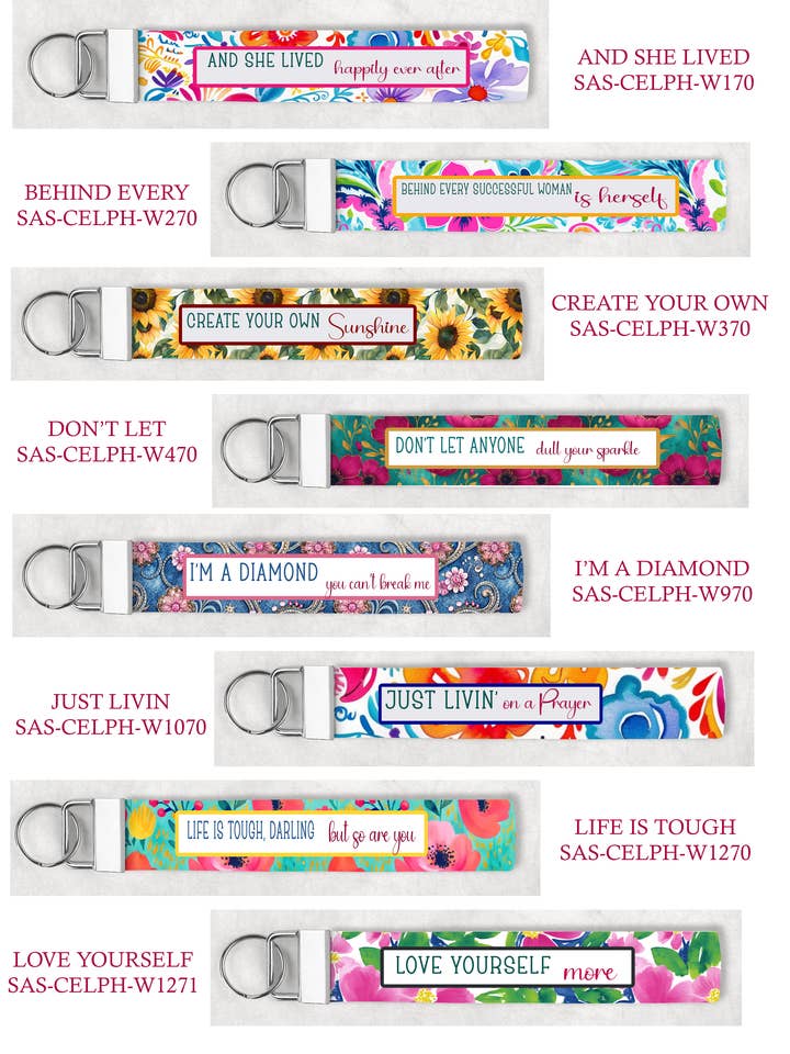 NEW- Cellphone Wristlets- Woman Empowerment for wholesale by Sassy Talkin