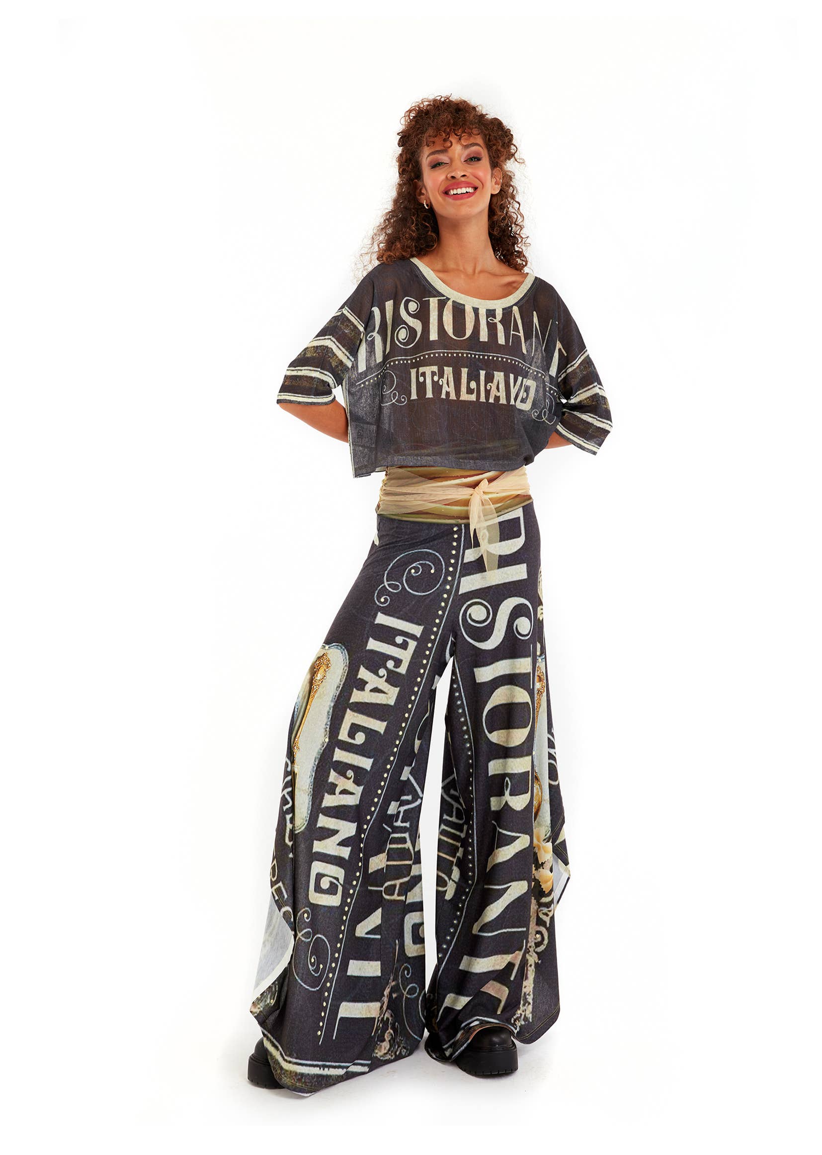 IPNG Design – Calças - Mulher por atacado – Calças drapeadas de verão com cintura elástica - IPNG Design6