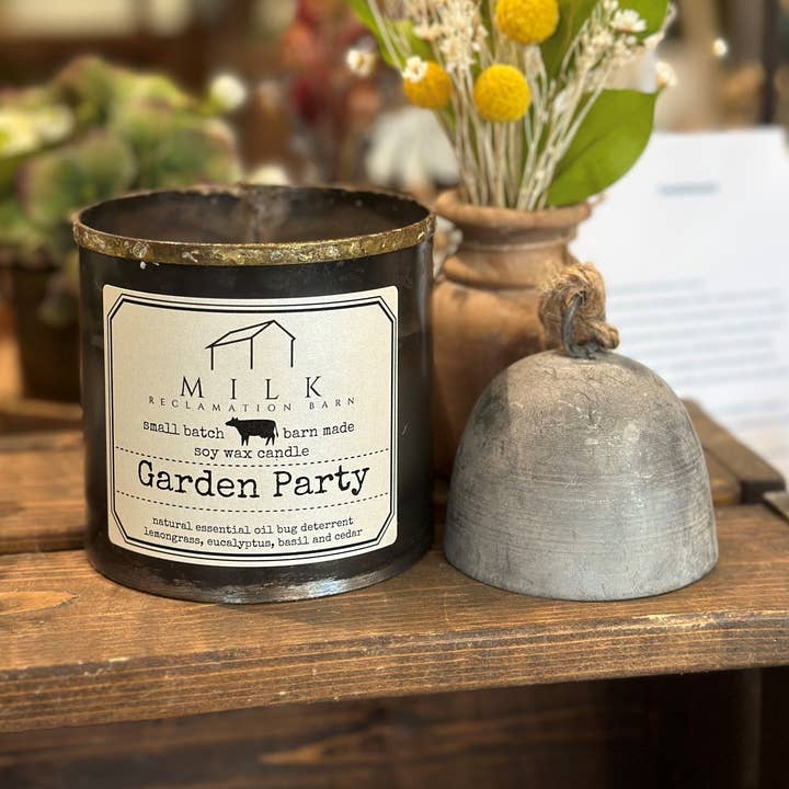 Garden Party - Natural Bug Deterrent Candle for wholesale by Milk Reclamation Barn
