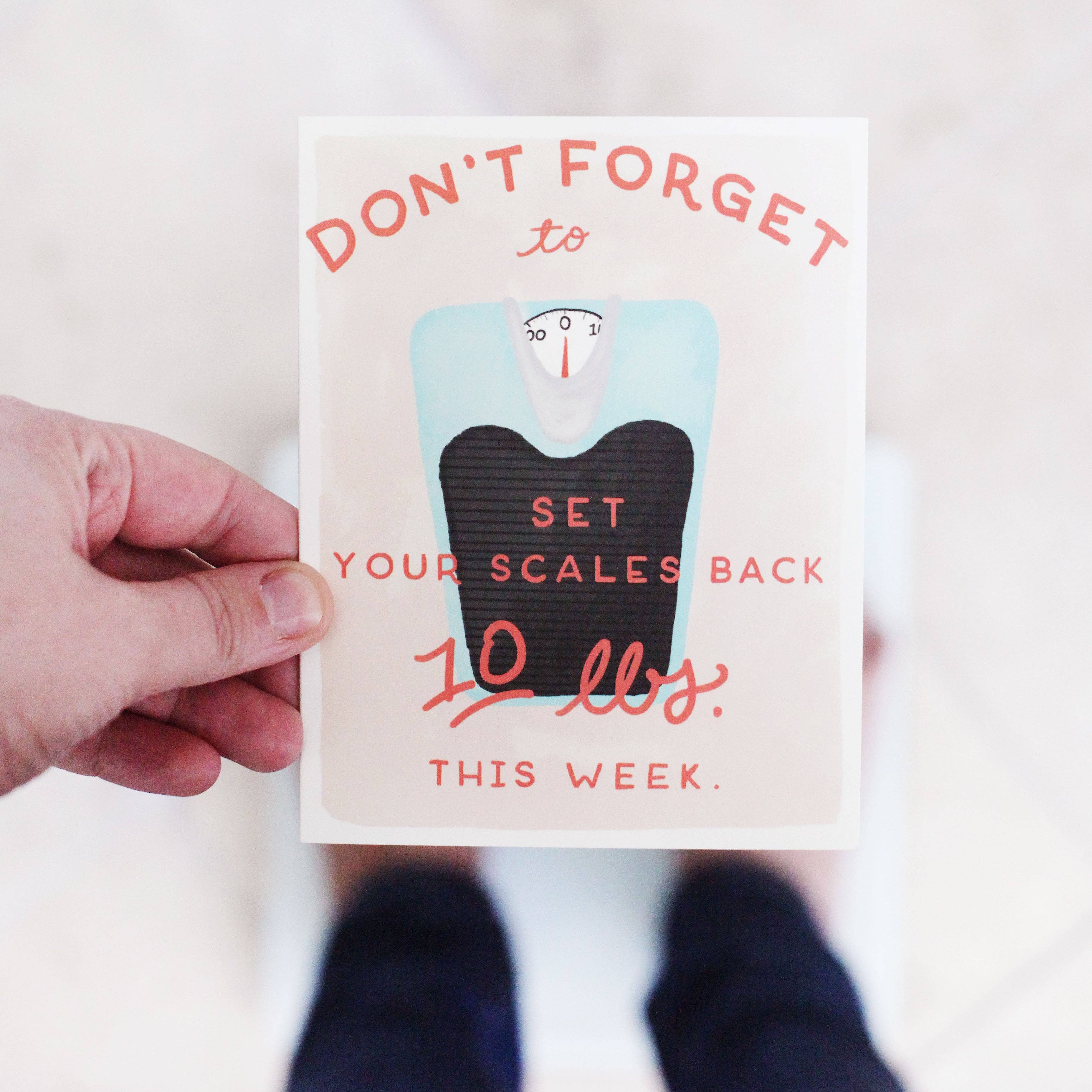 Slightly Stationery - Wholesale Thanksgiving Card - Set Scales Back2