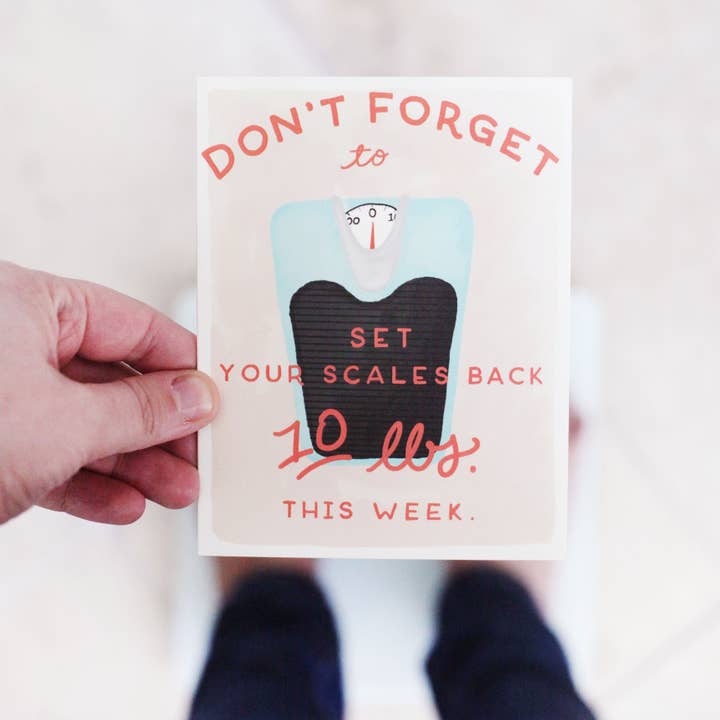 Slightly Stationery - Wholesale Thanksgiving Card - Set Scales Back2