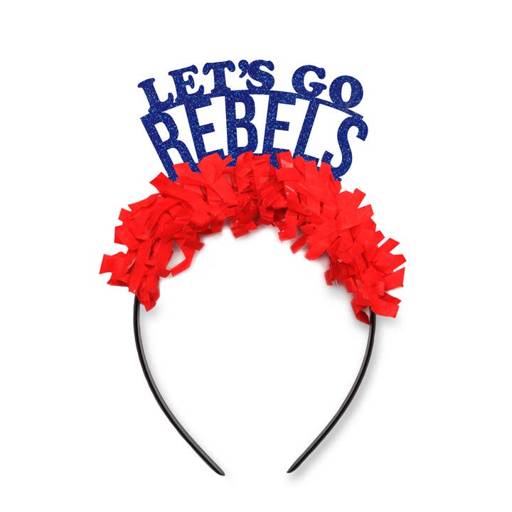Bandeau Mississippi Game Day Let's Go Rebels pour la vente par Festive Gal
