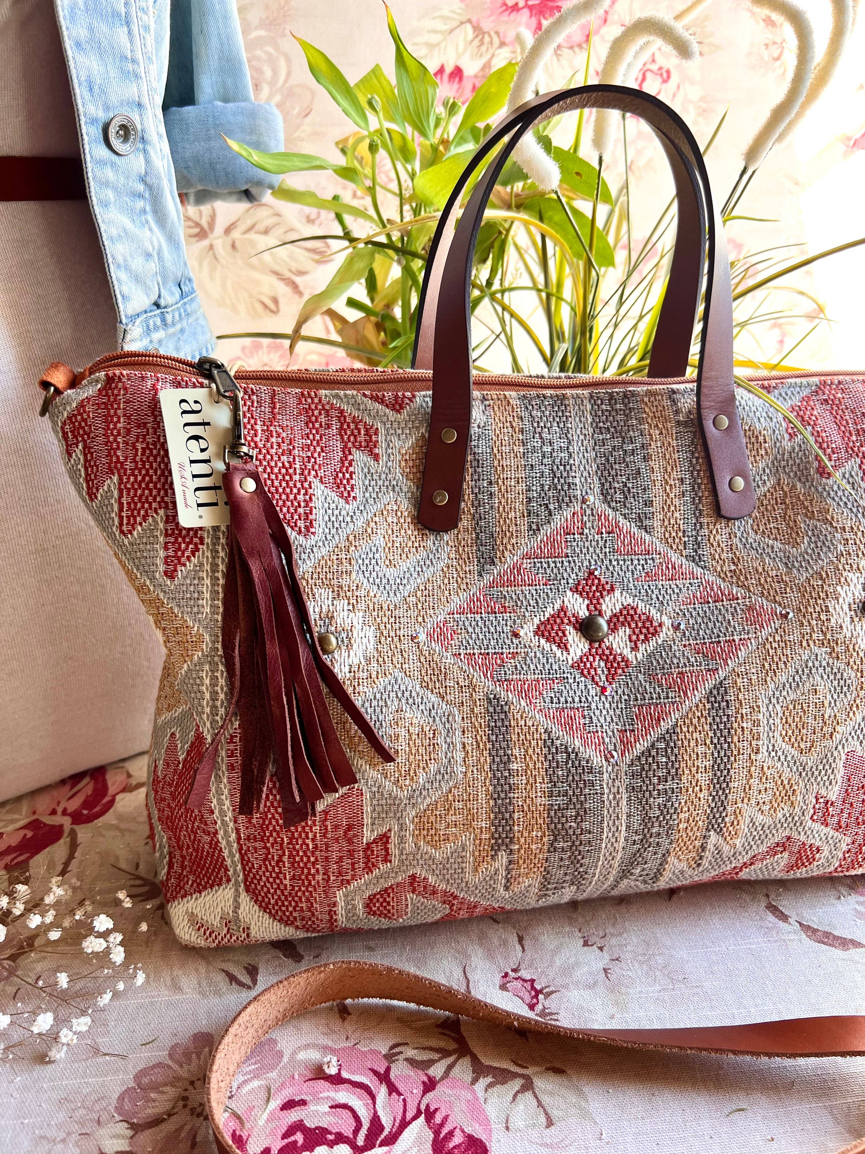 Atenti – wholesale Bärkasse - Dam – USA handgjord Carryall tygväska, Blaze Buddy Bag8