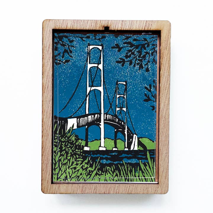 Mighty Mac Glow Day Magnet for wholesale by Peninsula Prints