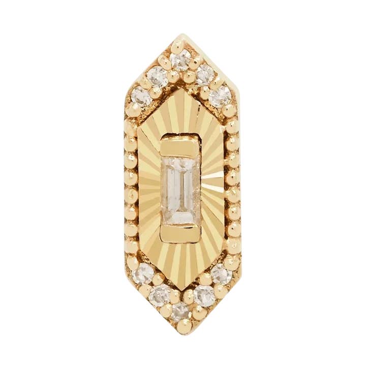 Inspire – Diamant – Embout sans filetage en or 14K pour la vente par Piercing-zone