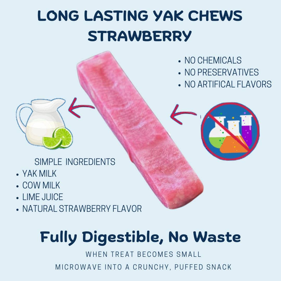 Yeti Dog Chew - Wholesale Pet Treats - Dog - Yeti Assorted Fruit Chews, 1-Coconut, 1-Mango, 1-Strawberry2