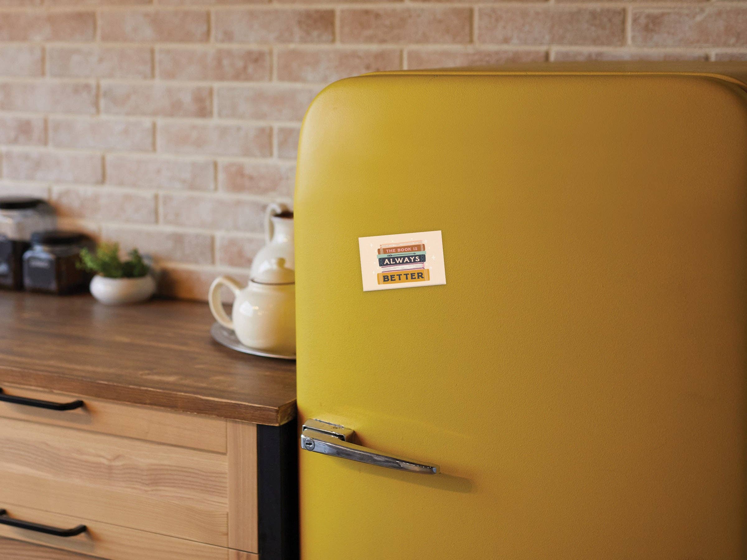 Easyhand Goods – formerly Onderkast - Vendita all'ingrosso Calamite - Calamita da Frigorifero "Il Libro è Sempre Meglio"2