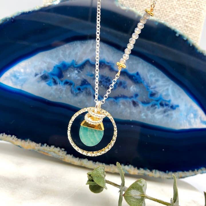 Ashley Edelstein-Anhänger für den Großhandel von Howling Dog Artisan Jewellery