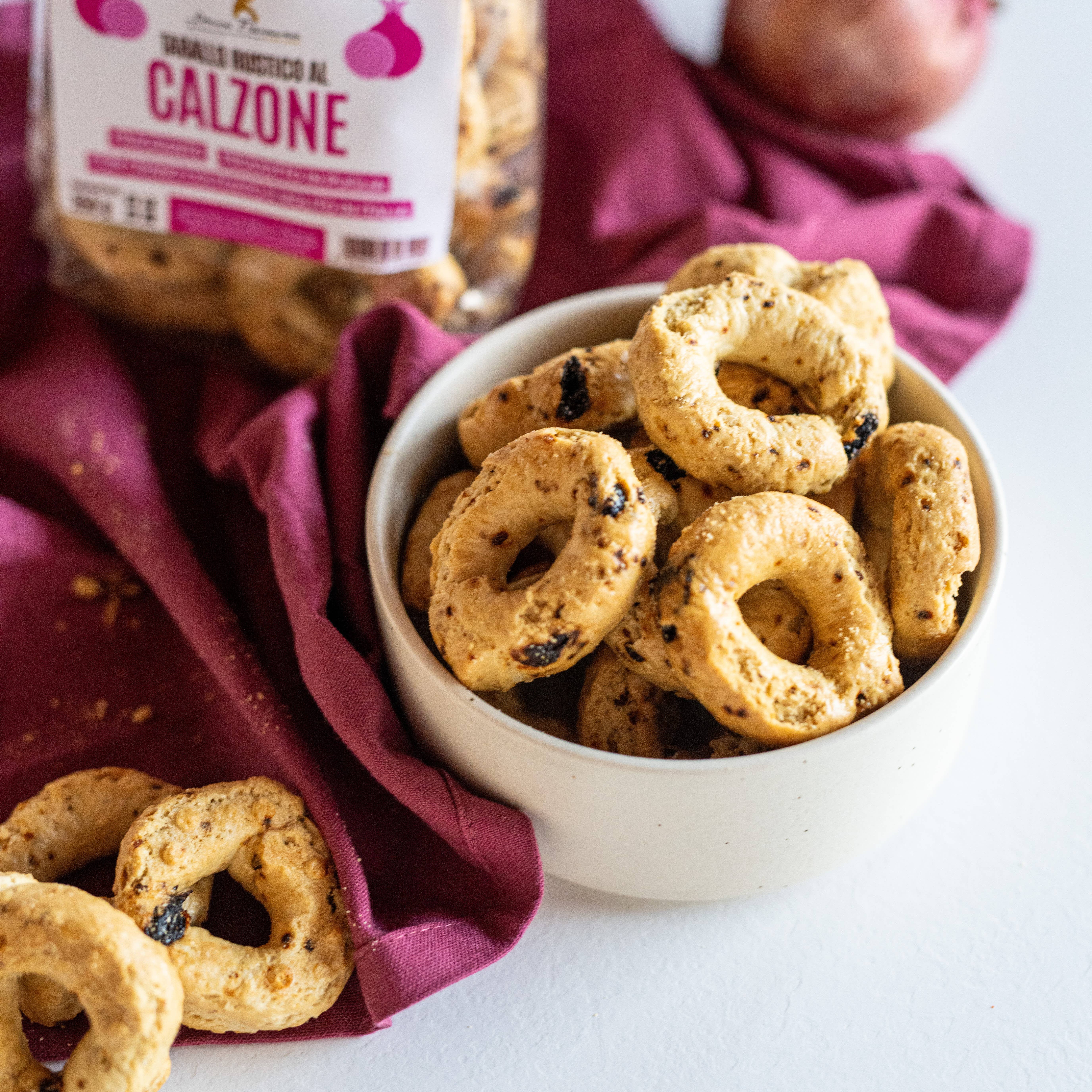 Donna Francesca - Venta al por mayor Aperitivos inflados - Taralli rústicos con calzone - Calidad premium 350 g3