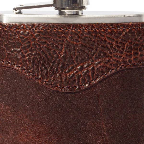 Mission Mercantile Leather Goods - Wholesale Flask - Campaign Leather Flask5