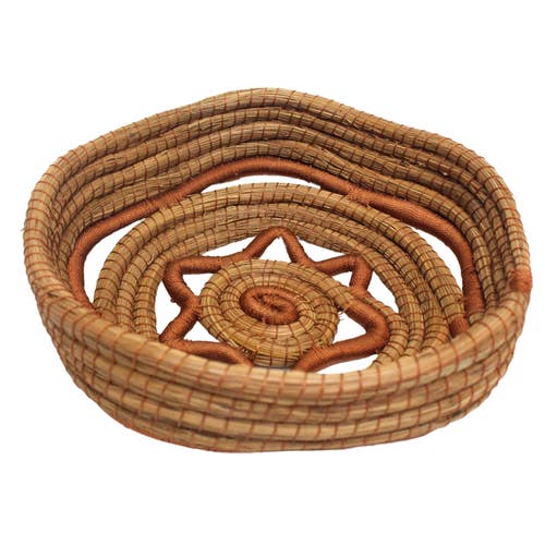 WHOLESALE Golden Star Basket for wholesale by Handmade by Friendship Bridge®