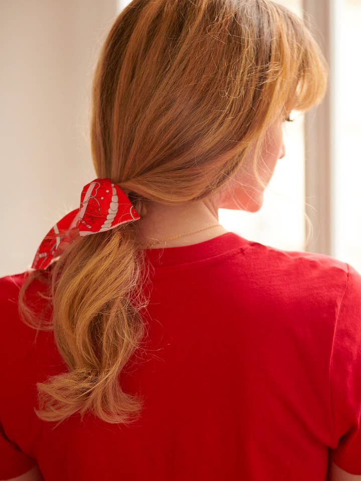 Ruban Virginie Riou « La petite boîte à bijoux rouge » pour la vente par Virginie Riou