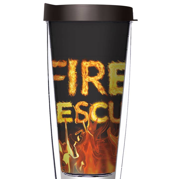 Fire Rescue in Flames Tumbler for wholesale by FREEHEART