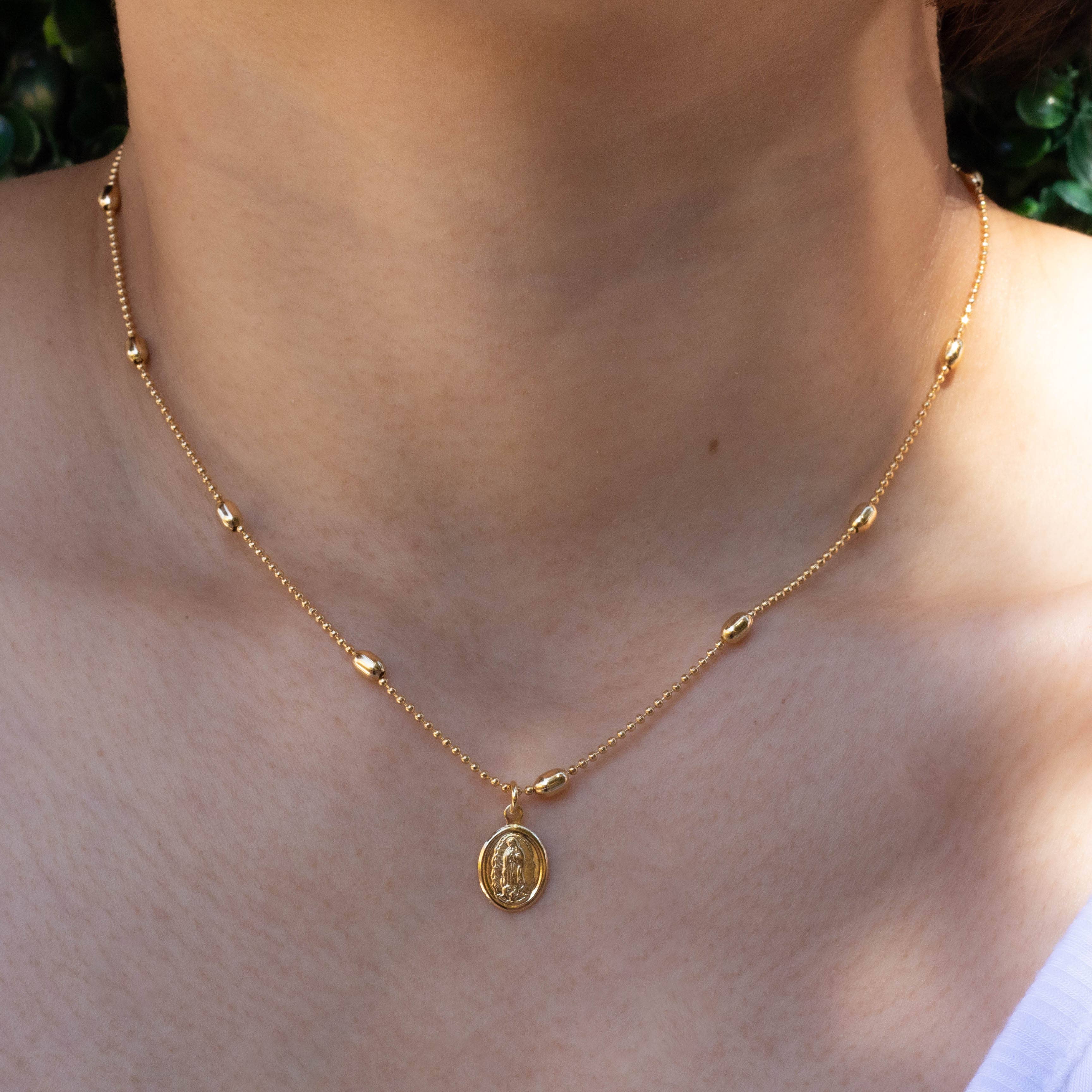 Cherie by Cherie - Wholesale Pendant/Charm Necklace - Lady of Guadalupe Necklace0