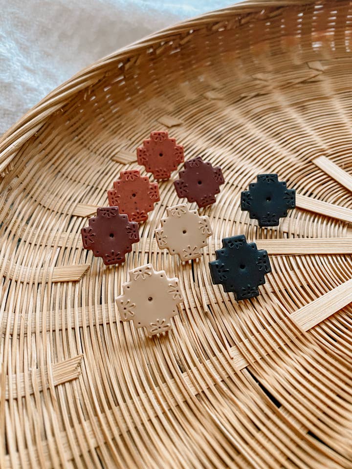 Western Studs for wholesale by Kind Clay Collective