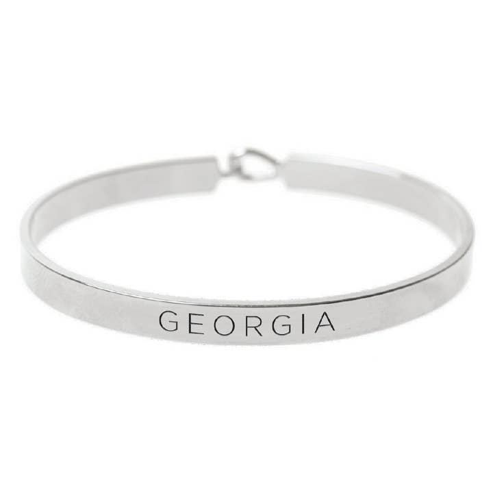 GEORGIA BULLDOGS IVY SCHOOL BANGLE for wholesale by Emerson Street Clothing Co Collegiate Shop