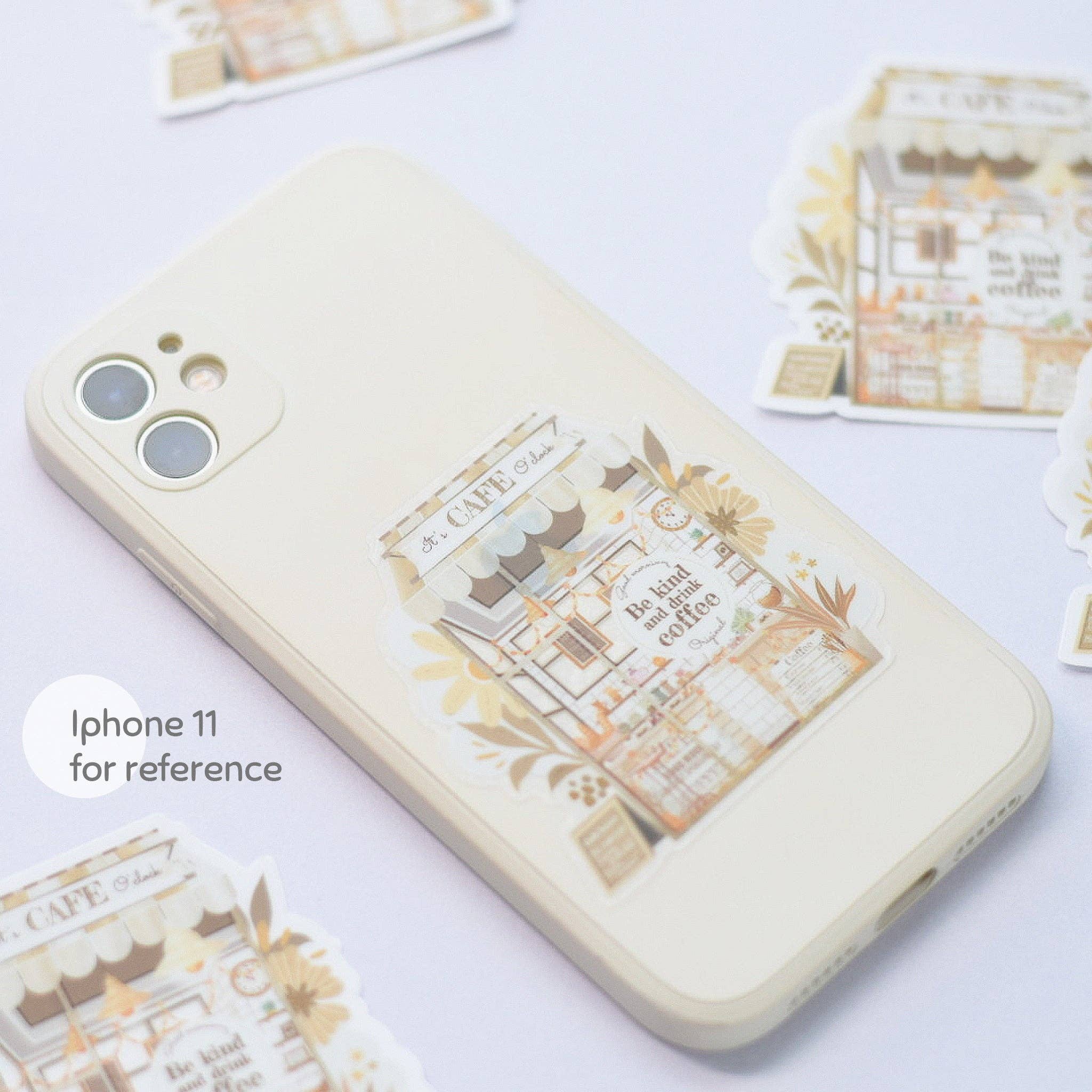 Lettoon – wholesale Sticker – Clear Vinyl Sticker - Cafe 'O Clock3