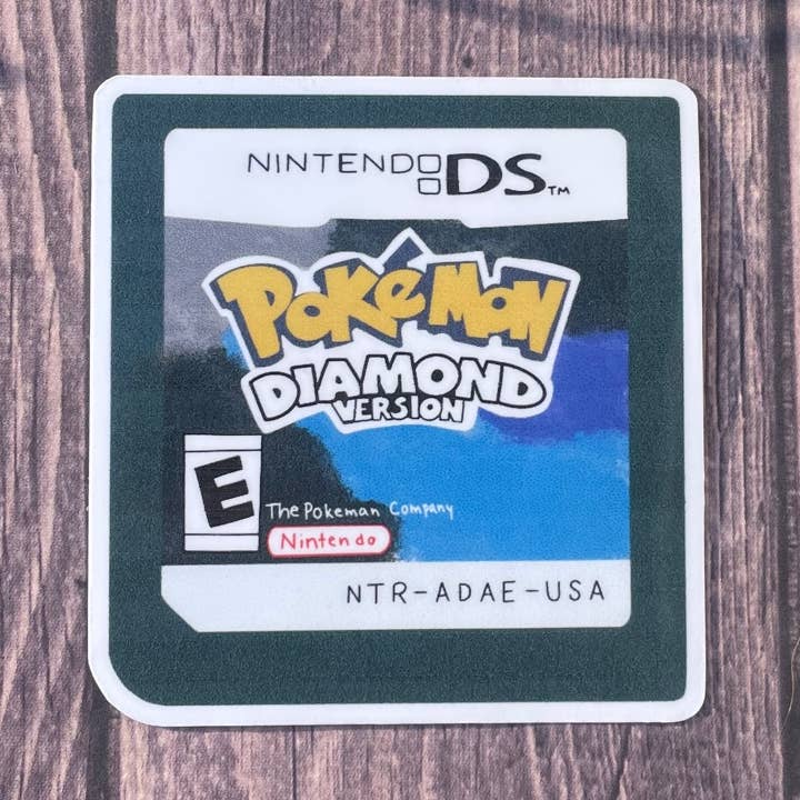 DiamondEdition Pokemon-Themed DS Game Sticker/Magnet for wholesale by JG Sticker Shop