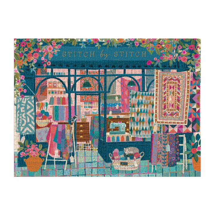 Chronicle Books - Wholesale Puzzle - Adult - Stitch by Stitch 1000 Piece Puzzle